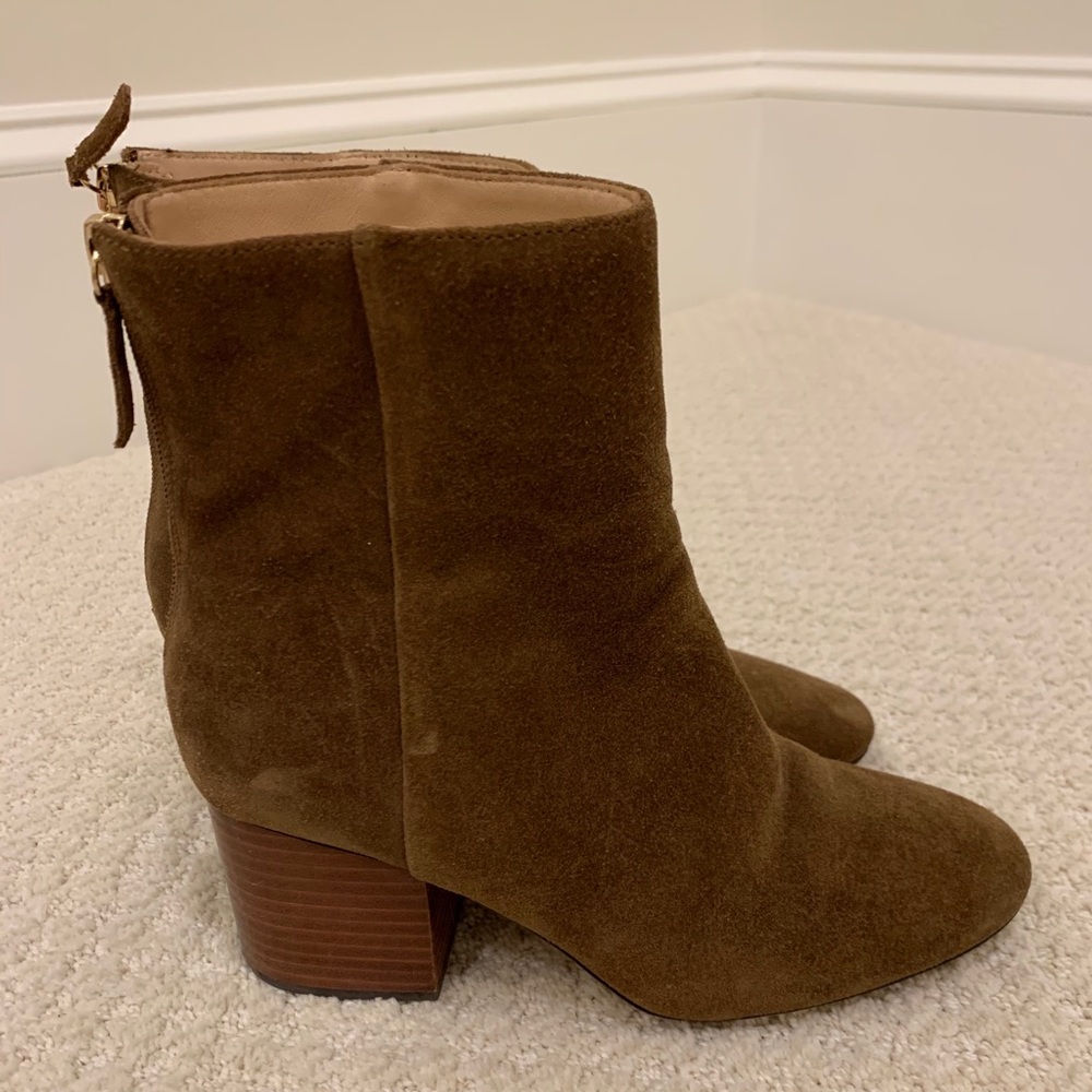 Jcrew suede booties
